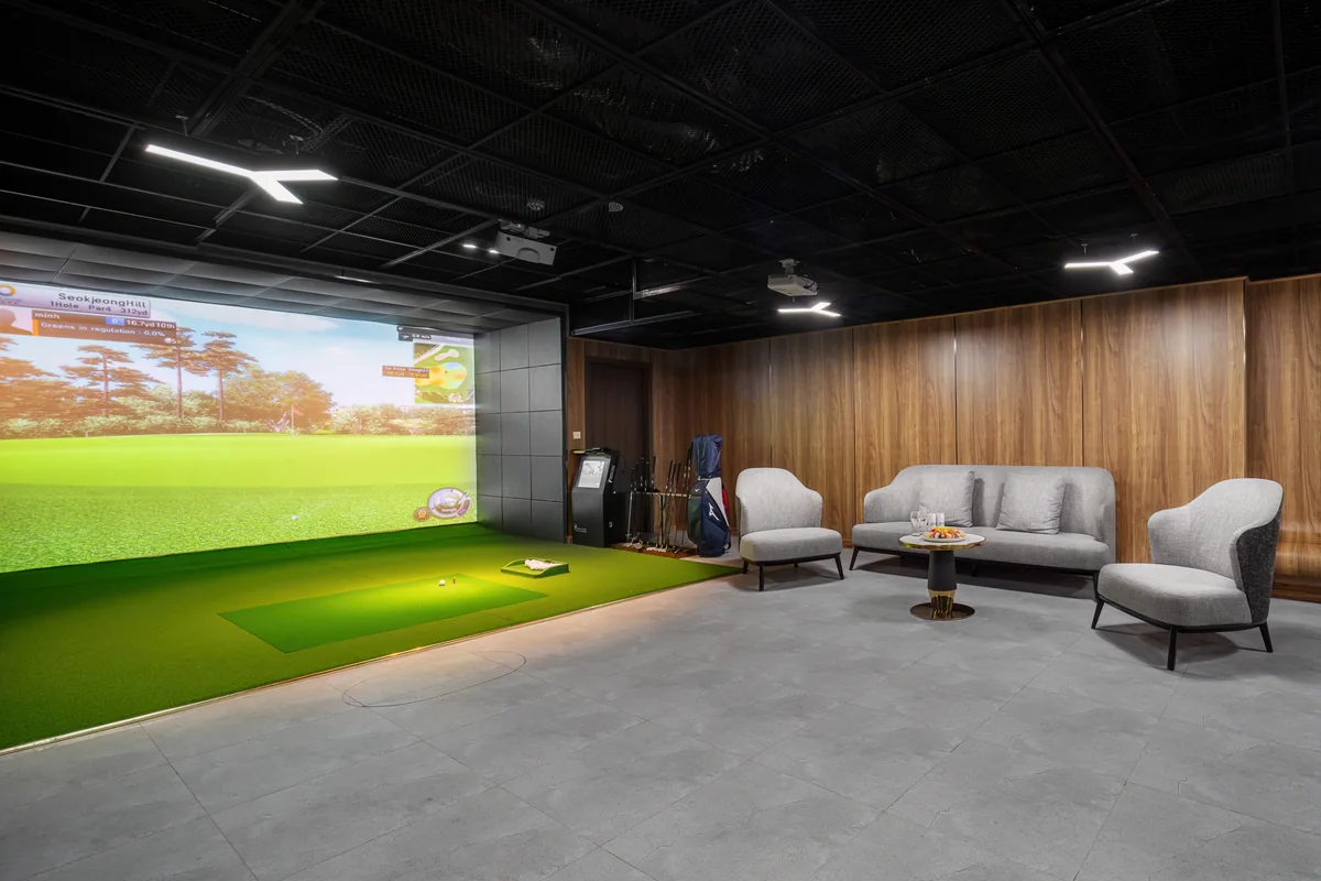 Phòng golf 3D trên du thuyền Grand Pioneers I